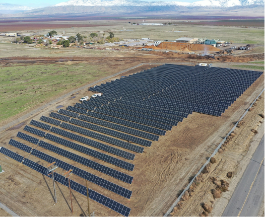 Blue Skies aerial view.