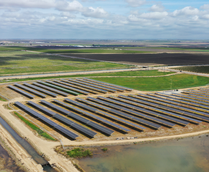 Aerial View of North Kern 2 Solar Project