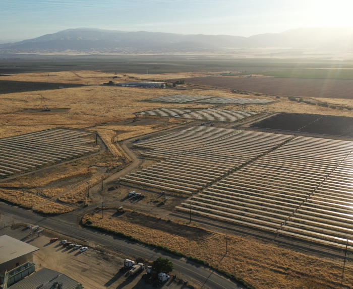 Wheeler Ridge Solar Project Aerial View