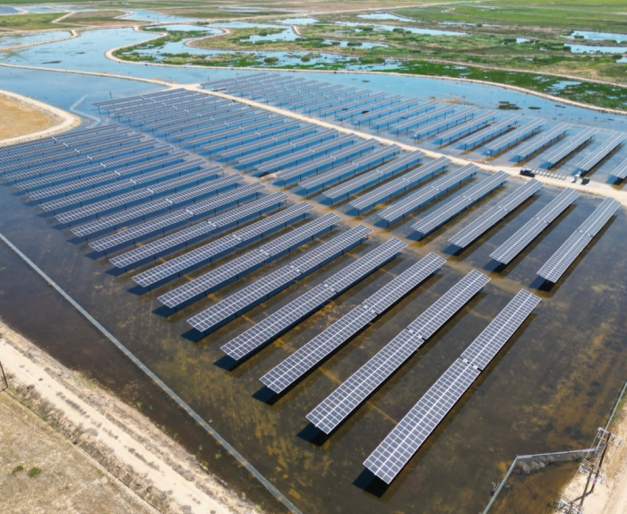 Aerial view of North Kern Solar Project