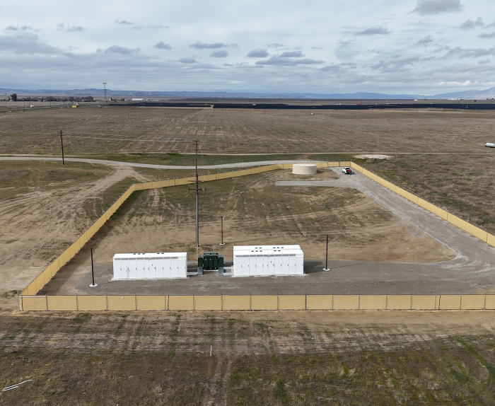 Battery storage facility