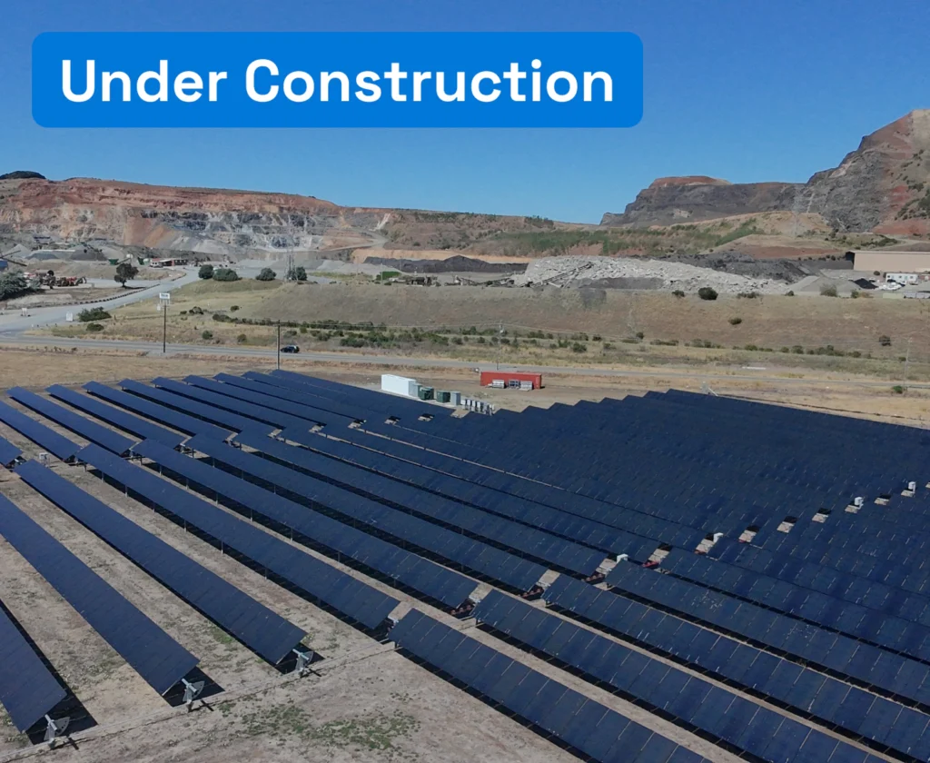 vulcan-lake-herman-UC-3-350x287 Aerial view of solar plant in a rocky landscape.